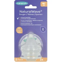 Lansinoh Natural Wave Medium Flesspeen< Flessenspenen
