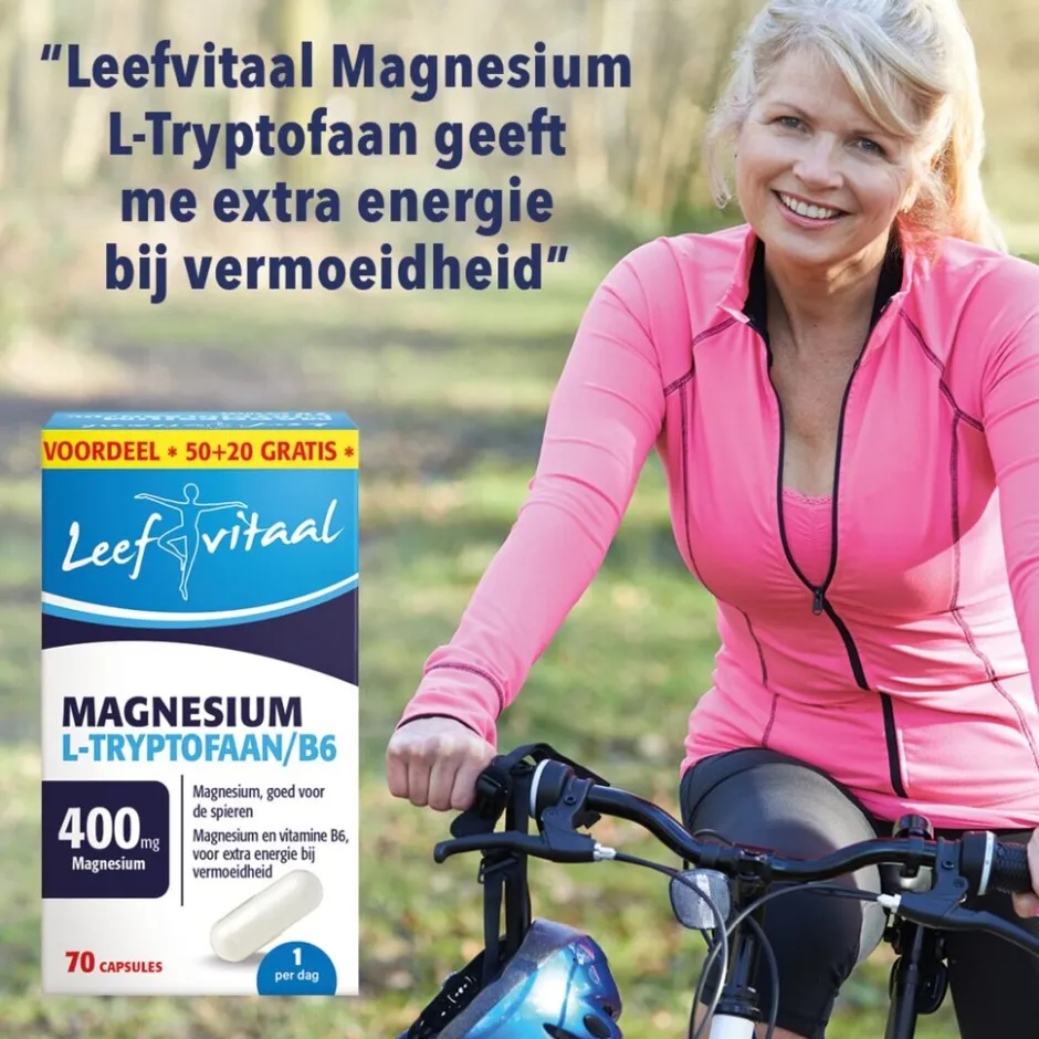Magnesium L-Tryptofaan/B6 Capsules|Leefvitaal Hot