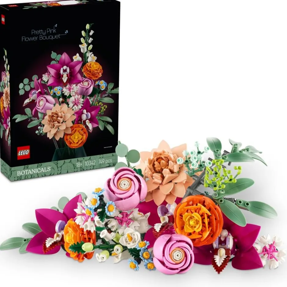 LEGO Botanical Collection 10342 Roze Boeket|LEGO Botanicals