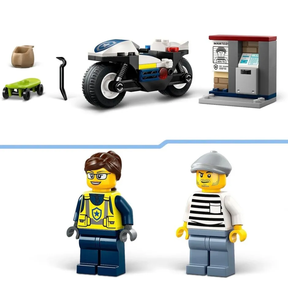 60455 Achtervolging Op Politiemotor|LEGO City Clearance