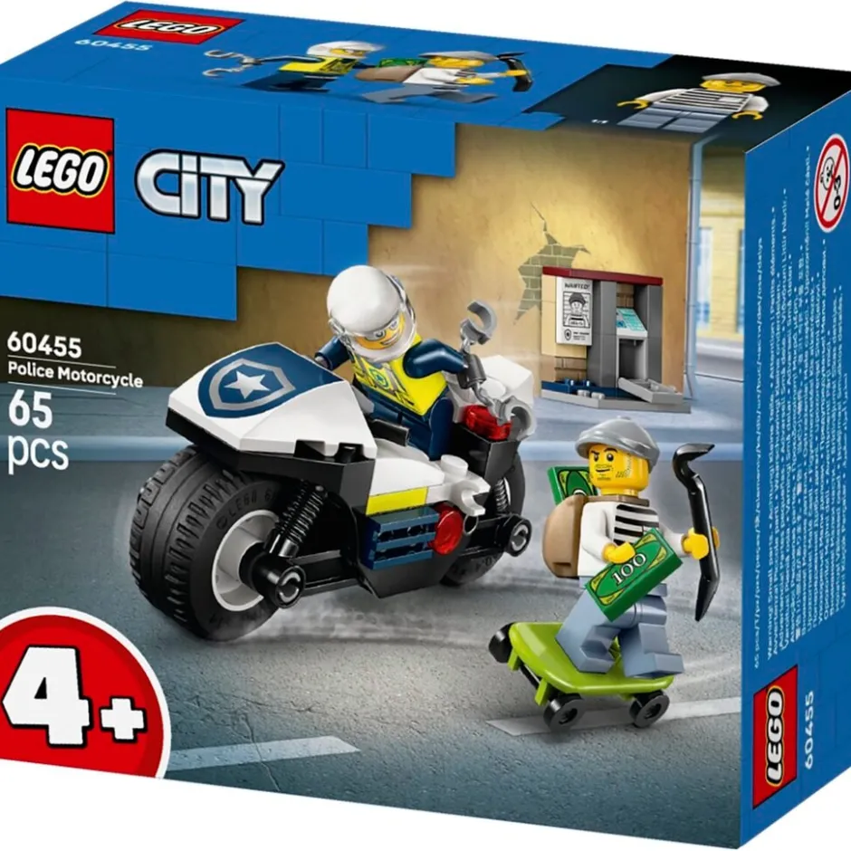 60455 Achtervolging Op Politiemotor|LEGO City Clearance