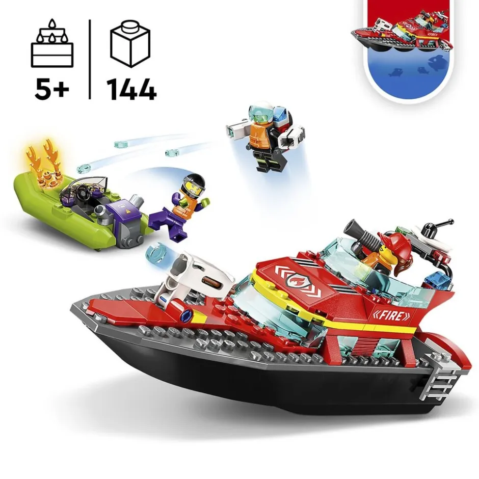 60373 Brandweer Reddingsboot|LEGO City Outlet
