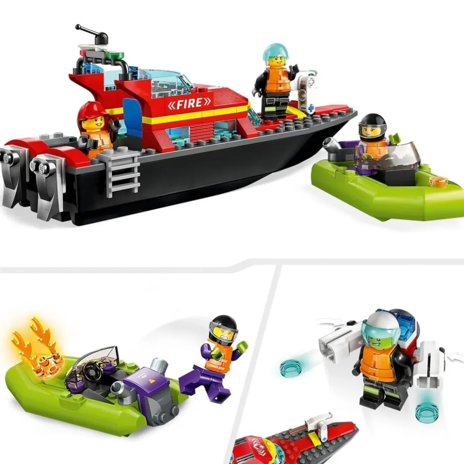 60373 Brandweer Reddingsboot|LEGO City Outlet