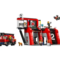 60414 Brandweerkazerne en Brandweerauto|LEGO City Clearance