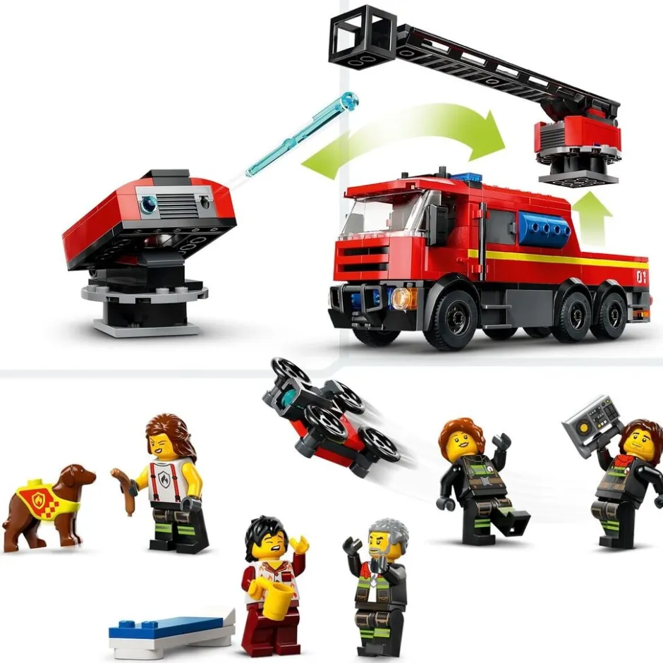60414 Brandweerkazerne en Brandweerauto|LEGO City Clearance