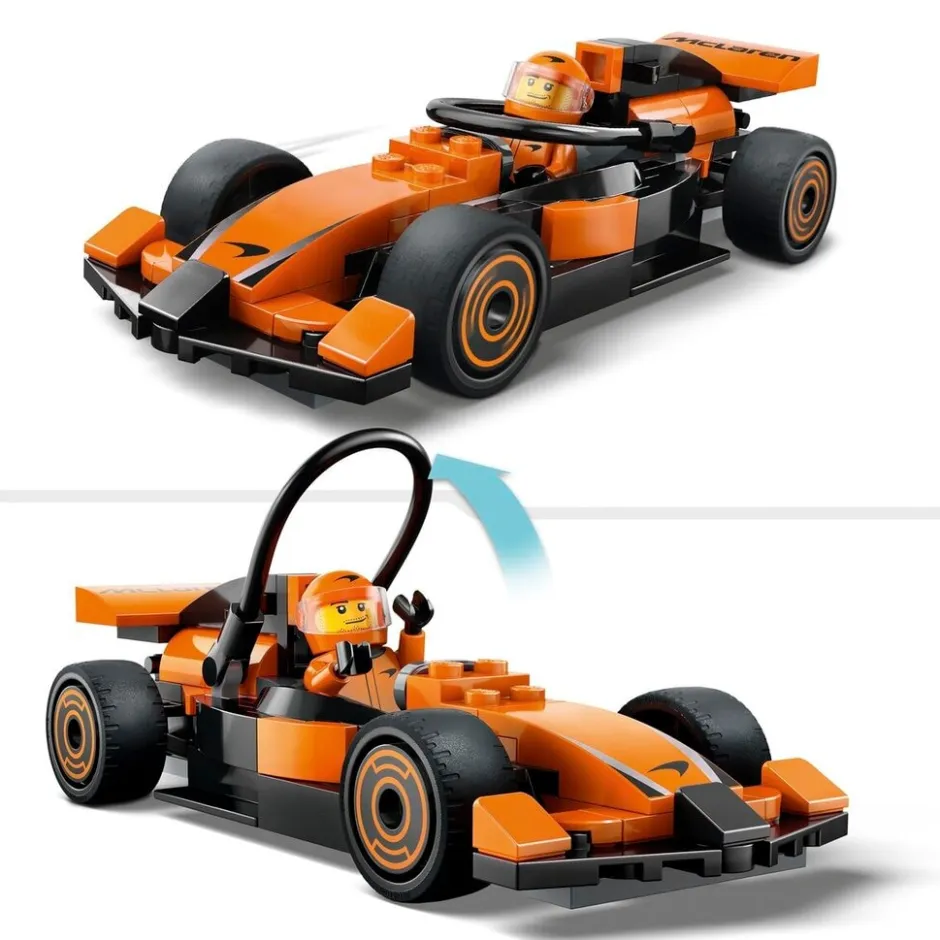 LEGO City 60442 F1 Coureur met McLaren Racewagen< Voertuigen|Nieuw Van Lego