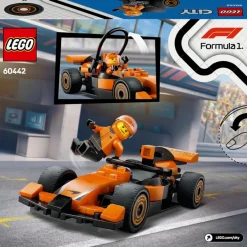 LEGO City 60442 F1 Coureur met McLaren Racewagen< Voertuigen|Nieuw Van Lego