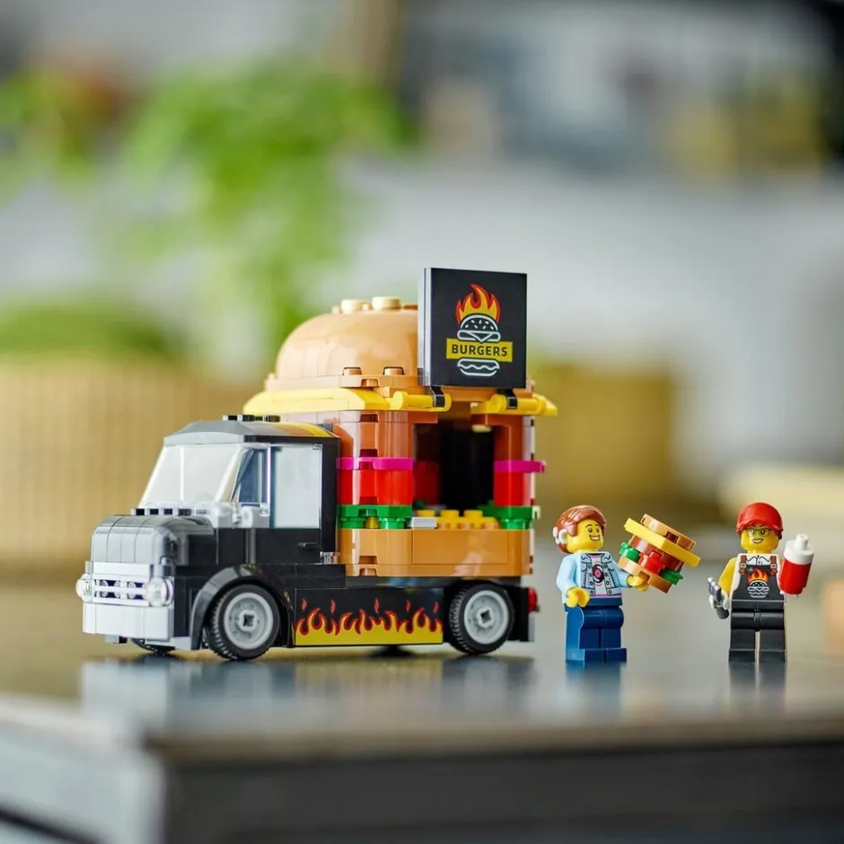LEGO City 60404 Hamburgertruck< Lego Verjaardagscadeaus|Lego Voertuigen