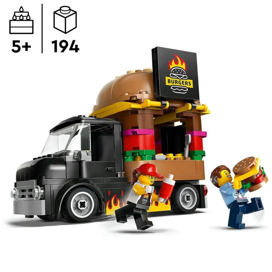 LEGO City 60404 Hamburgertruck< Lego Verjaardagscadeaus|Lego Voertuigen