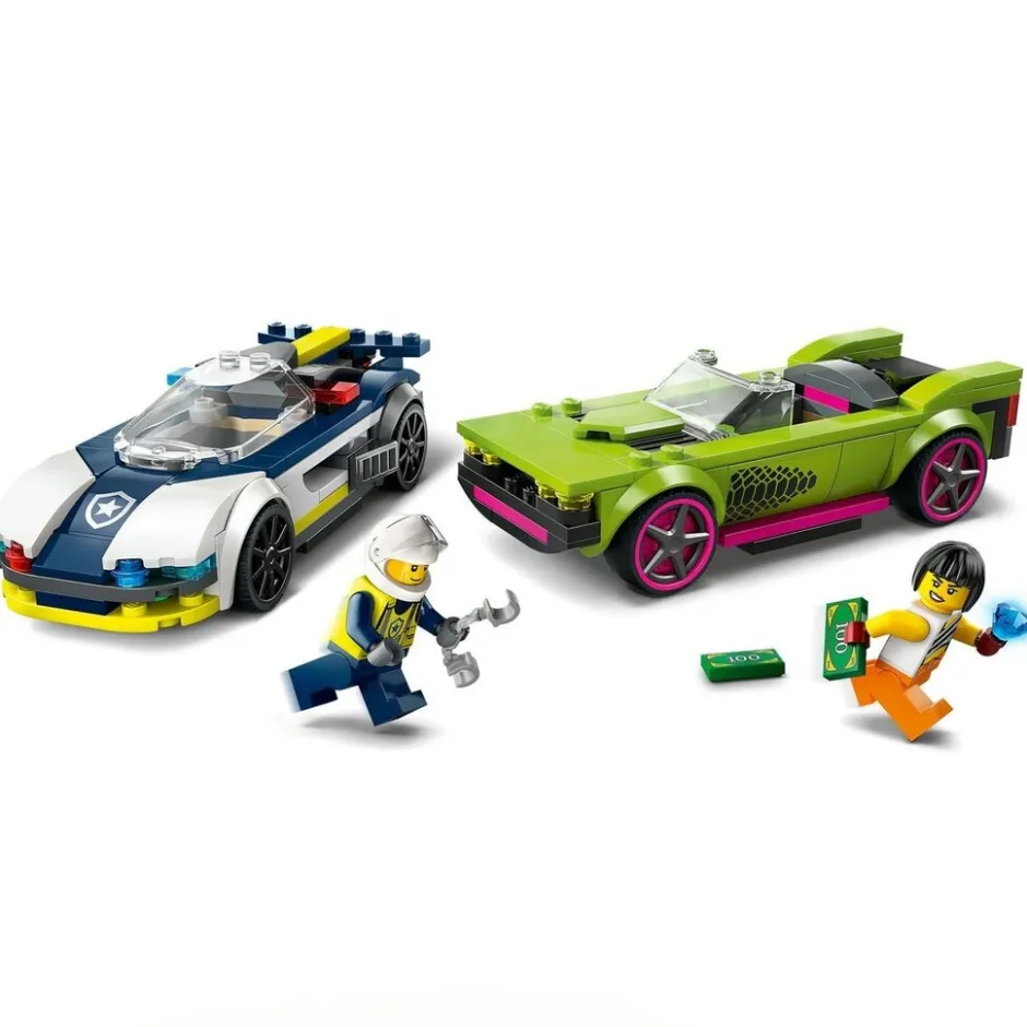 LEGO City 60415 Politiewagen en Snelle Autoachtervolging< Lego Verjaardagscadeaus|Lego Voertuigen