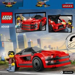 LEGO City 60448 Rode Sportwagen< Voertuigen|Nieuw Van Lego