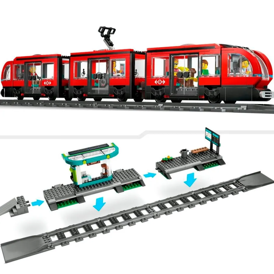 60423 Stadstram en Station|LEGO City Outlet