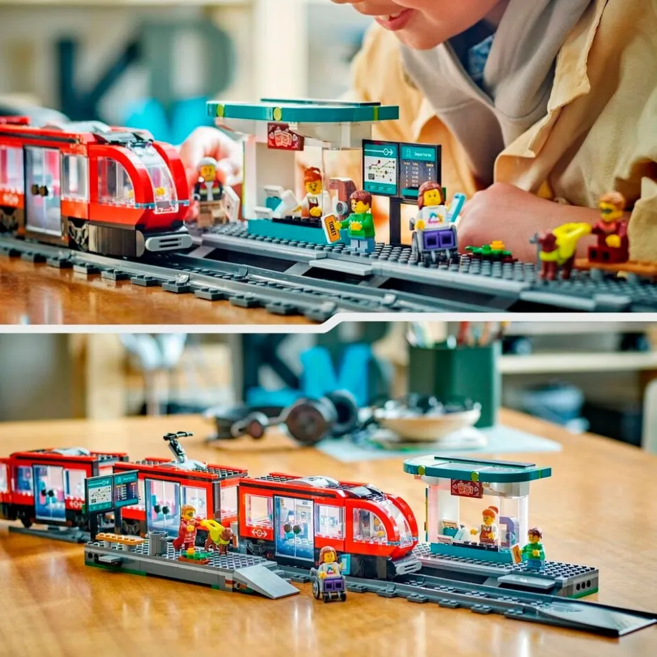 60423 Stadstram en Station|LEGO City Outlet