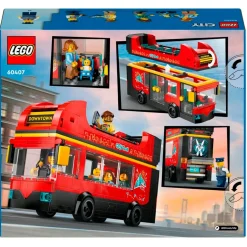 LEGO City 60407 Toeristische Rode Dubbeldekker< Lego Voertuigen|Lego City