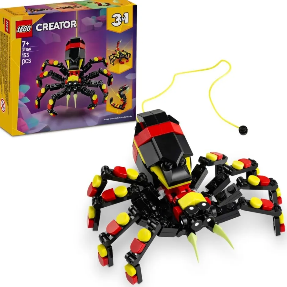 LEGO Creator 31159 3-In-1 Wilde Dieren: Spannende Spin< Nieuw Van Lego|Lego Verjaardagscadeaus