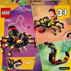 LEGO Creator 31159 3-In-1 Wilde Dieren: Spannende Spin< Nieuw Van Lego|Lego Verjaardagscadeaus