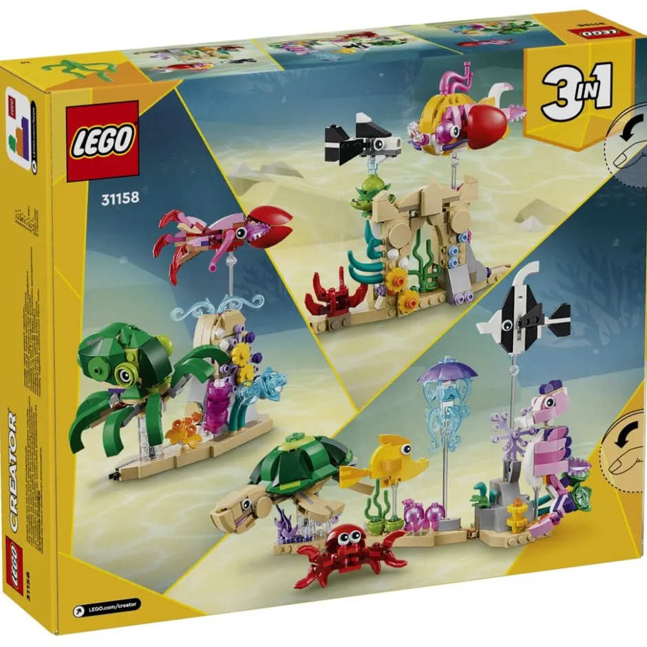LEGO Creator 31158 3-in-1 Zeedieren< Lego Exclusief Assortiment|Lego Creator