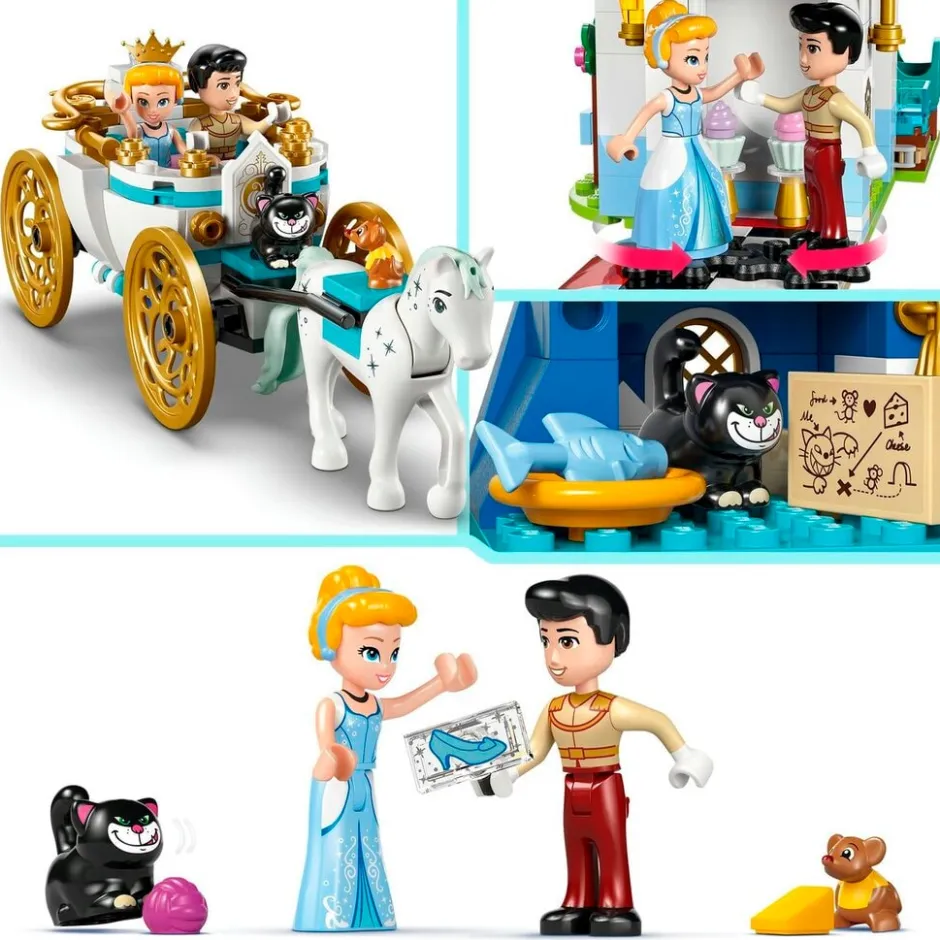 LEGO Disney 43275 Assepoesters Kasteel en Paardenkoets< Lego Films En Series|Lego Disney