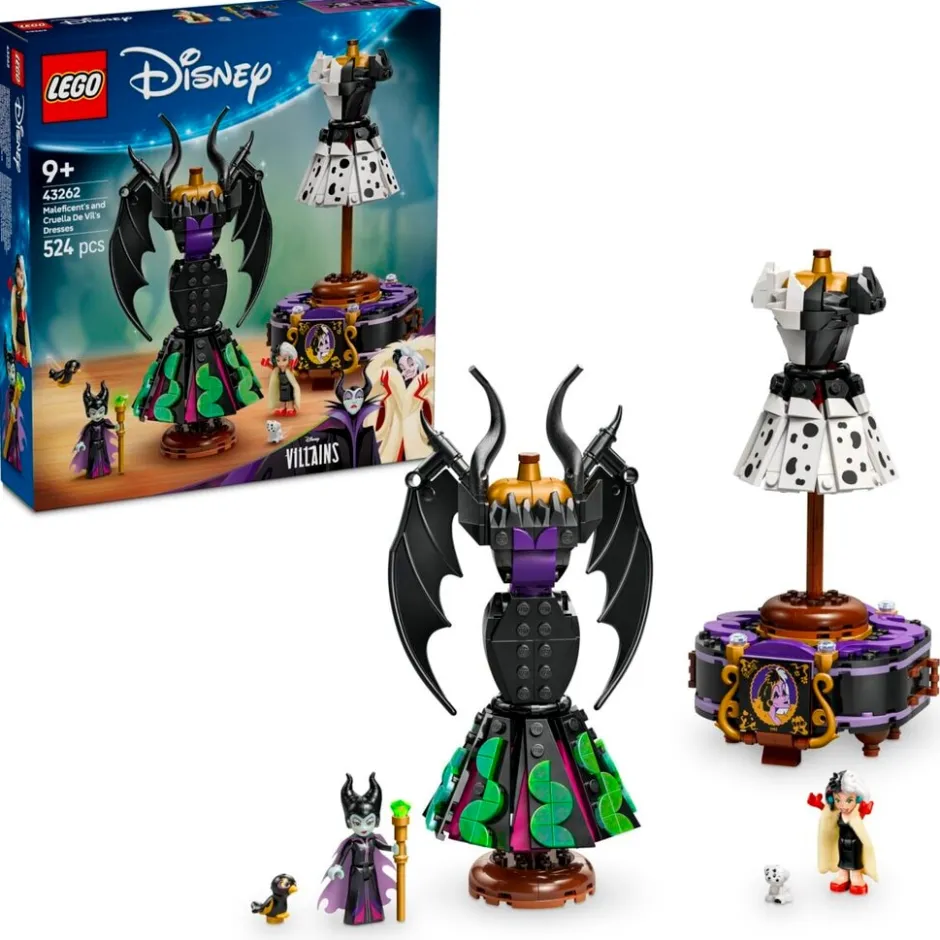 LEGO Disney 43262 De jurken van Maleficent en Cruella de Vil< Nieuw Van Lego|Lego Films En Series