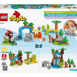 LEGO Duplo 10446 3-In-1 Families van Wilde Dieren< Bouwen|Lego Peuters En Kleuters