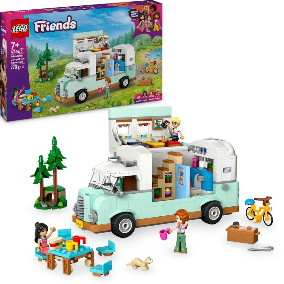 LEGO Friends 42663 Camperavontuur met Vrienden< Lego Voertuigen|Lego Friends