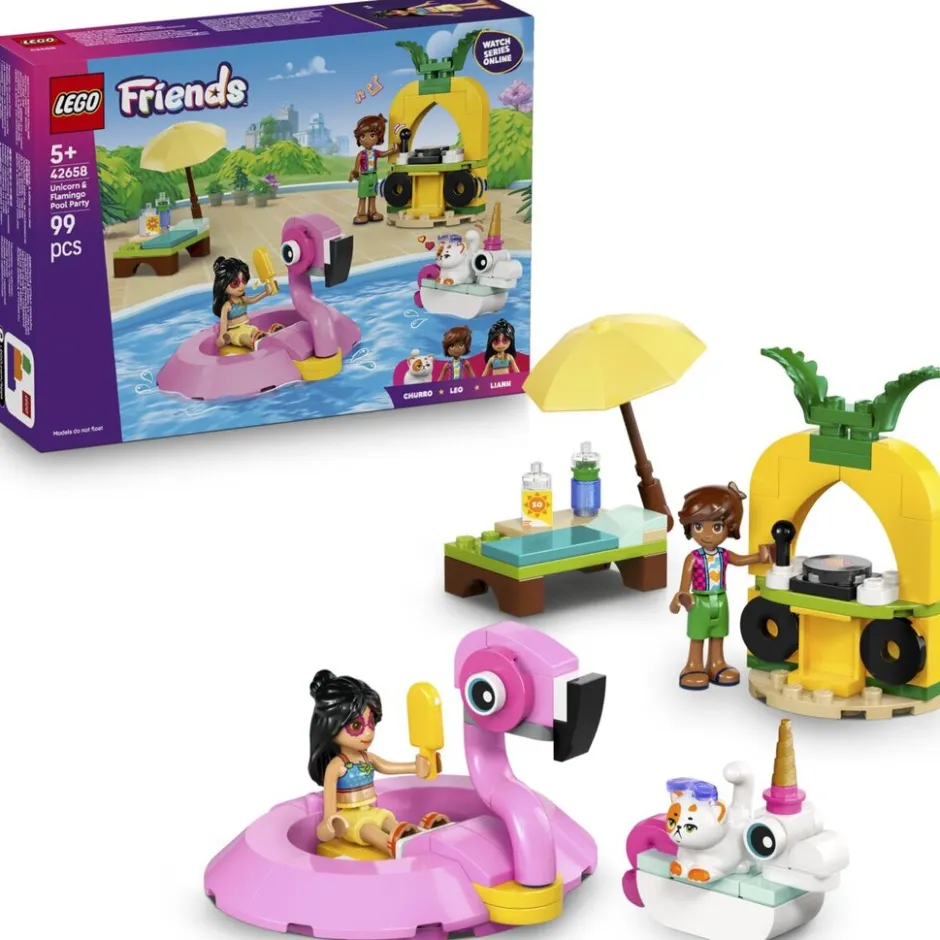 42658 Zwembadfeestje met Flamingo en Eenhoorn|LEGO Friends Best