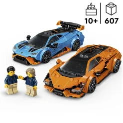 LEGO Speed Champs. LEGO Speed Champions 77238 Lamborghini Revuelto en Huracán STO< Lego Voertuigen|Lego Speed Champions