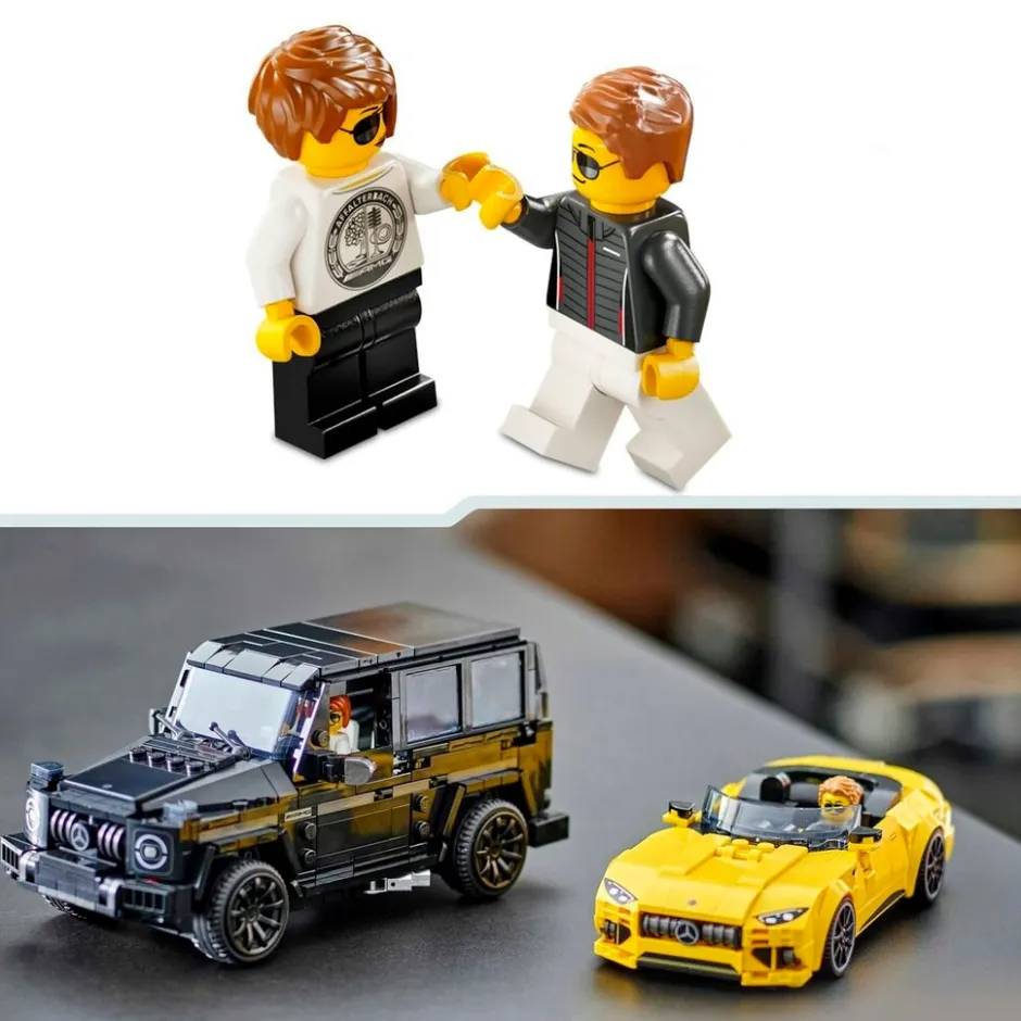LEGO Speed Champs. LEGO Speed Champions 76924 Mercedes-AMG G 63 en Mercedes-AMG SL 63< Voertuigen|Lego Voertuigen