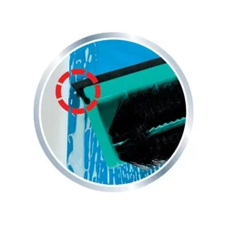 Brush Window Cleaner Raamwisser (28 cm) met Borstel en Telescoopsteel|Leifheit Best