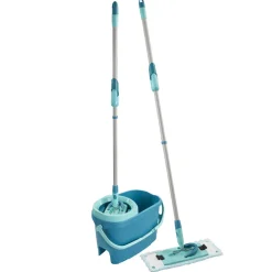 Clean Twist Dweil Set M Ergo Vloerwisser (33 cm) met Emmer en Uitwringsysteem|Leifheit Clearance