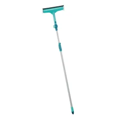 Leifheit Click Systeem 4-in-1 Raamwisser en Kozijnwisser met Telescoopsteel< Ruitenreinigers