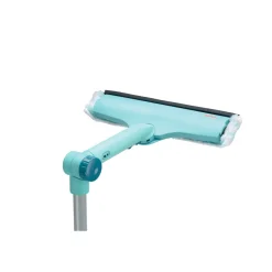 Leifheit Click Systeem 4-in-1 Raamwisser en Kozijnwisser met Telescoopsteel< Ruitenreinigers