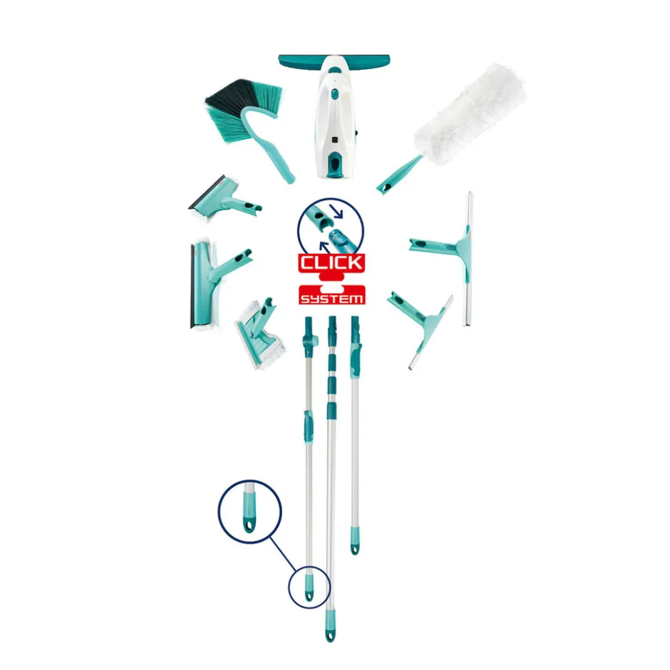 Click Systeem Telescoopsteel 145 tot 400 cm|Leifheit