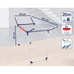 Leifheit Droogrek Pegasus 200 Solid< Wasdrogen