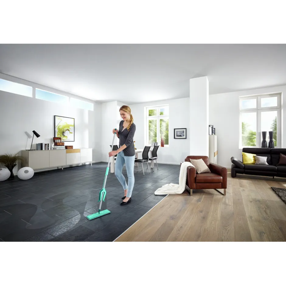 Picobello M Micro Duo Vloerwisser (33 cm) met Steel en Uitwringsysteem|Leifheit New