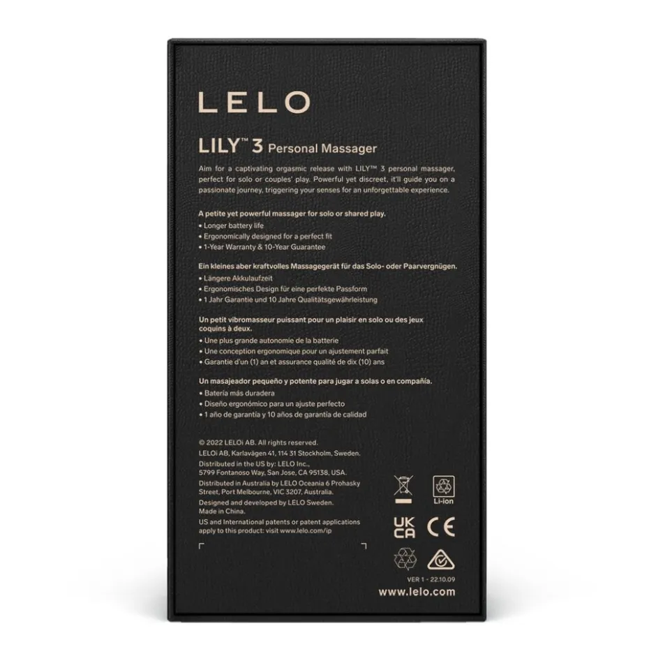 Lelo Lily 3 Personal Massager Vibrator< Seksspeeltjes