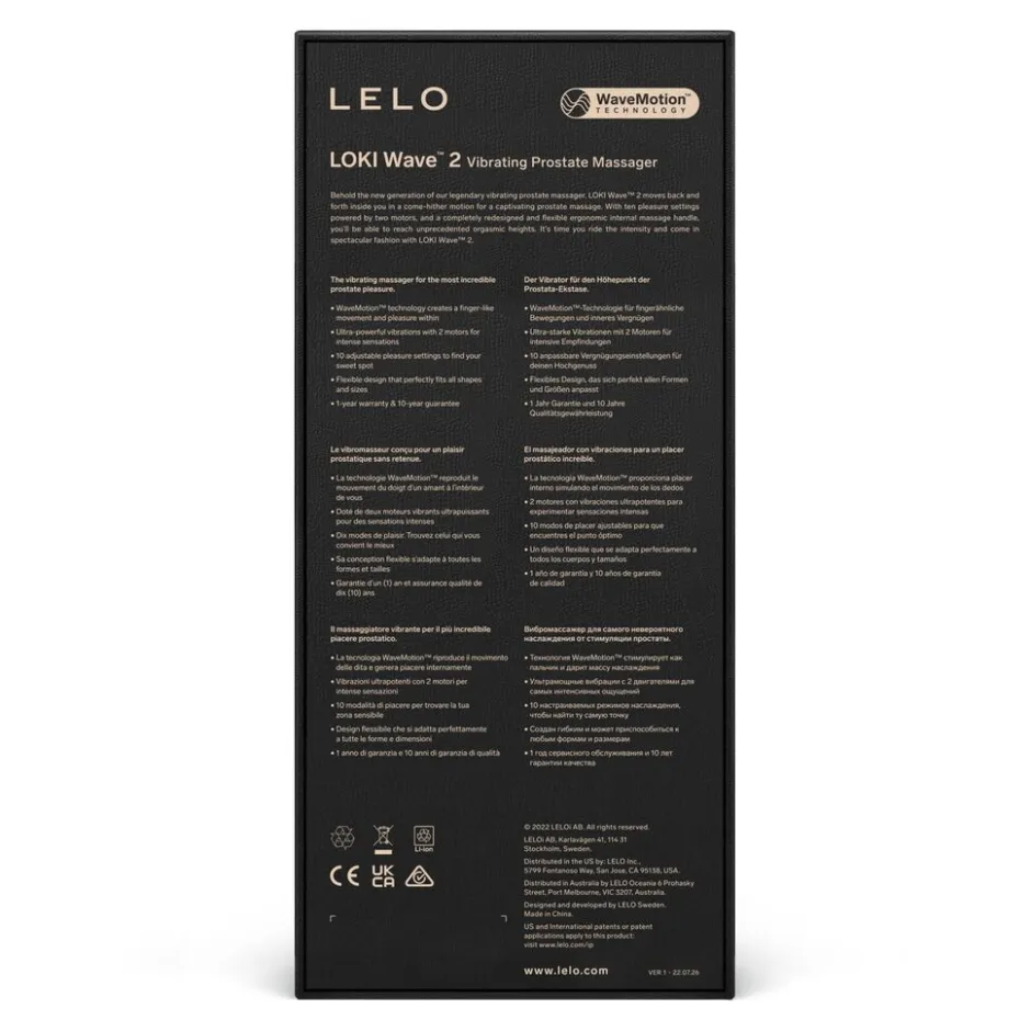 Loki Wave 2 Prostaat Vibrator|Lelo Outlet