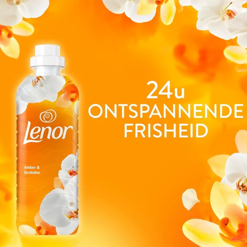 Lenor Amber & Orchidee Wasverzachter< Wasverzachter