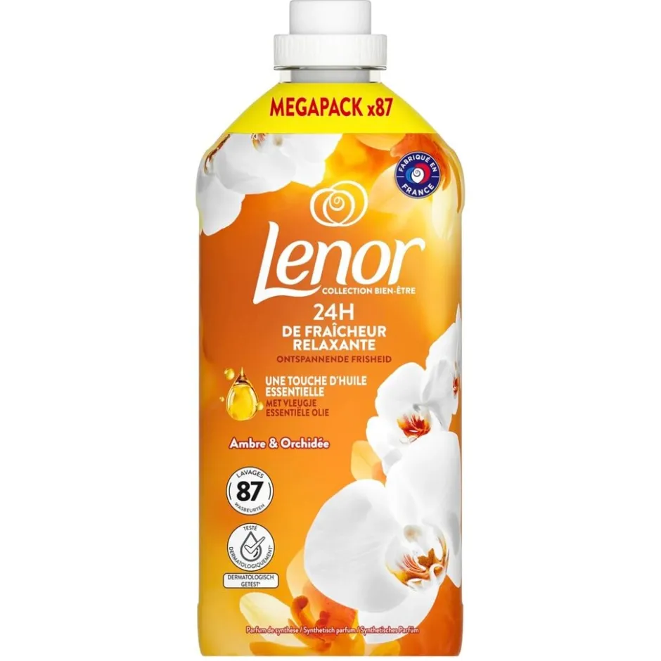 Lenor Amber & Orchidee Wasverzachter< Wasverzachter