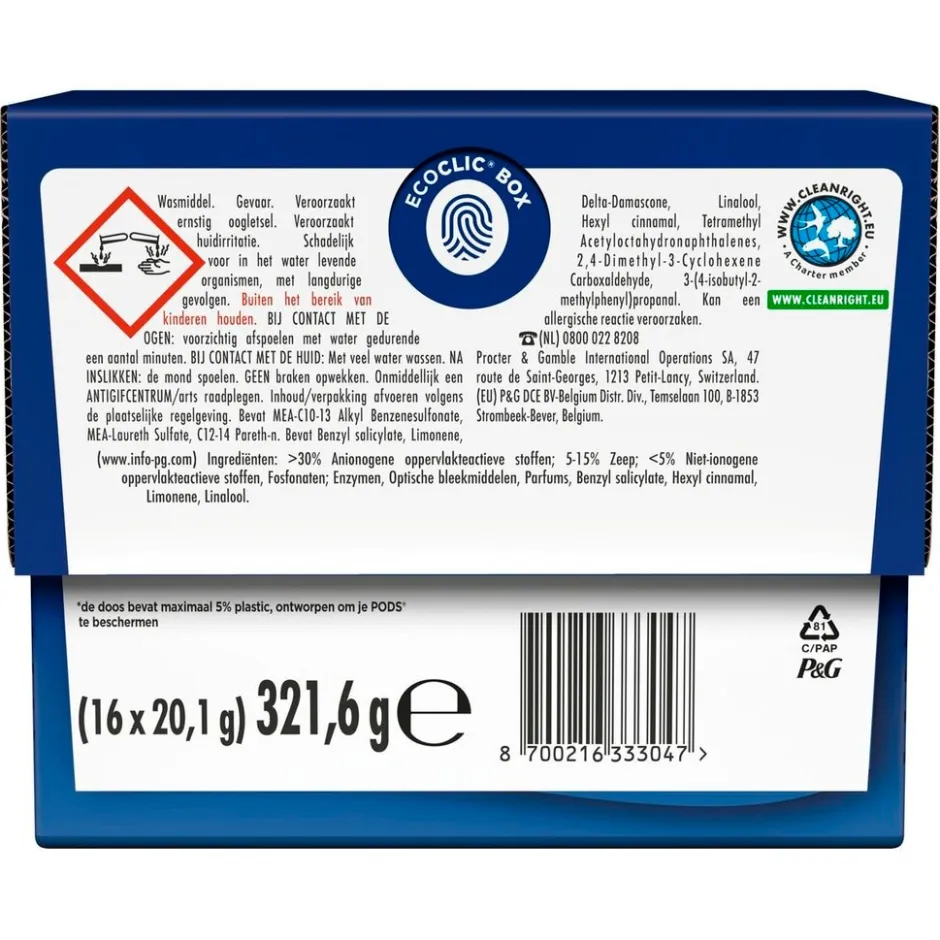Zeebries All-in-1 Wasmiddelpods|Lenor Hot