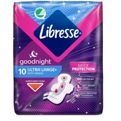 Libresse Goodnight Ultra Night Wing Maandverband< Maandverband