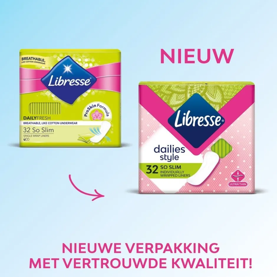 Libresse So Slim Inlegkruisjes< Inlegkruisjes