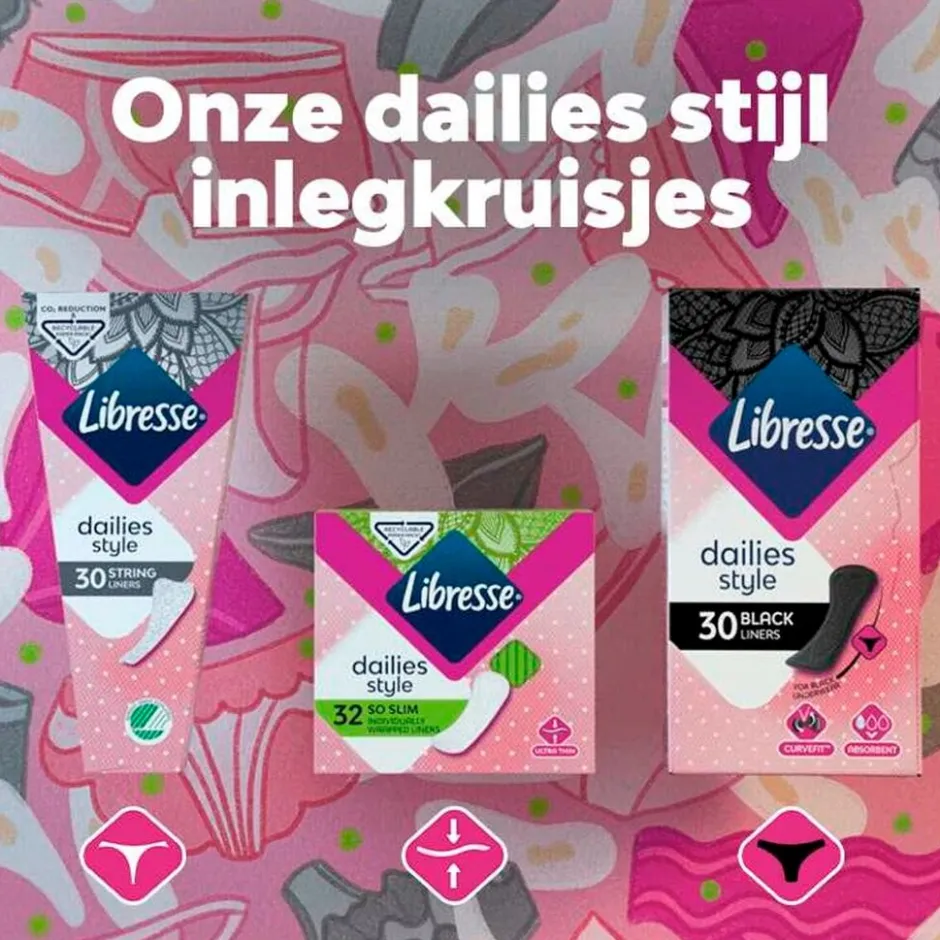 String Inlegkruisjes|Libresse New