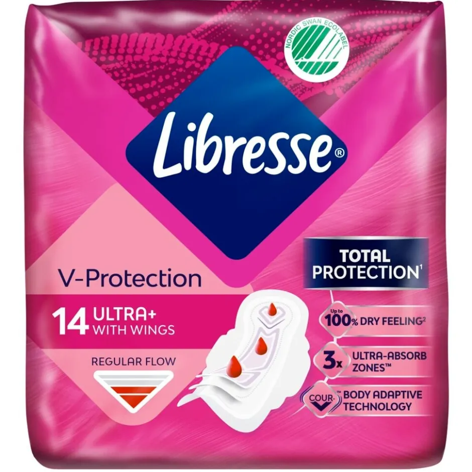 Libresse Ultra+ Regular Maandverband< Maandverband