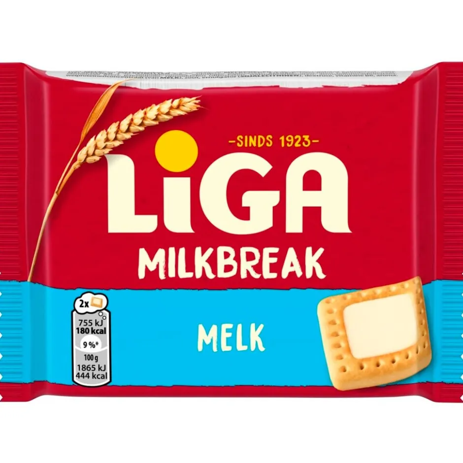 Liga Milkbreak Melkkoekjes Duopacks Box< Koek