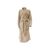 Linnick Flanel Fleece Badjas Uni<DAMES Heren Badjassen|Dames Badjassen