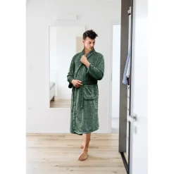 Flanel Fleece Badjas Uni|Linnick