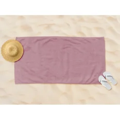 Strandlaken Microvezel 100x200cm - rosé|Linnick Discount