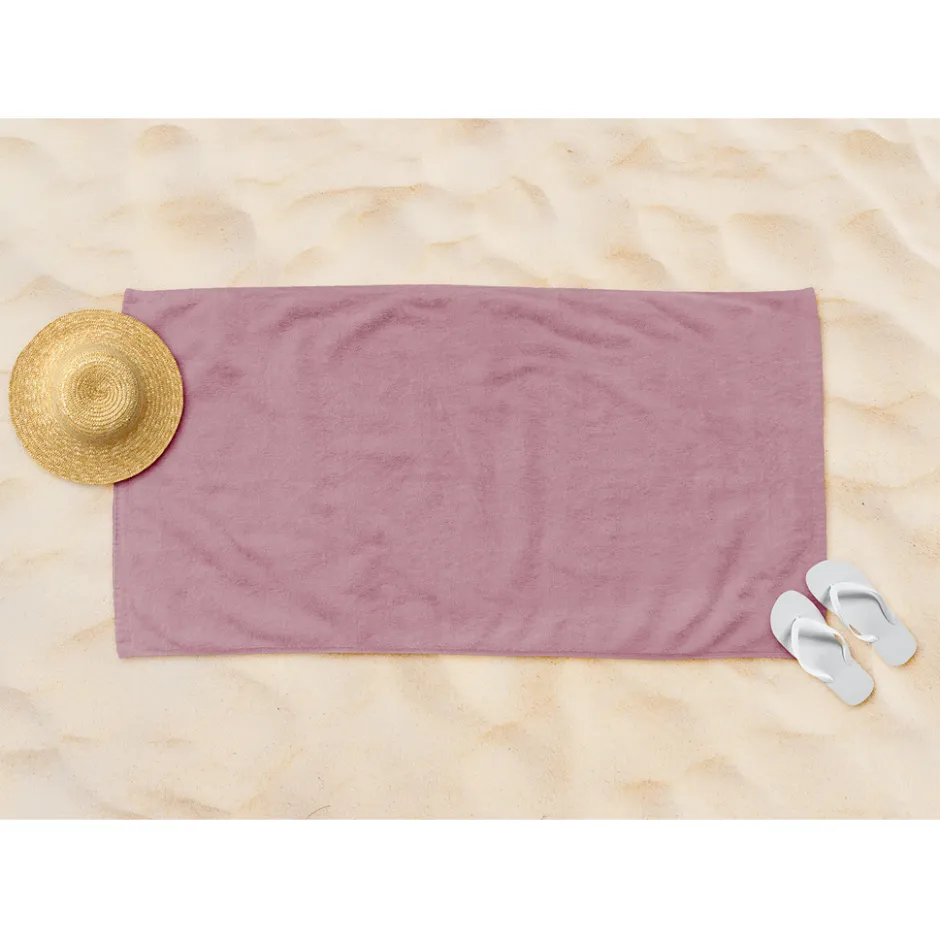 Strandlaken Microvezel 100x200cm - rosé|Linnick Discount