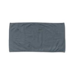 Linnick Strandlaken Microvezel 100x200cm - dark grey< Buiten En Vrije Tijd